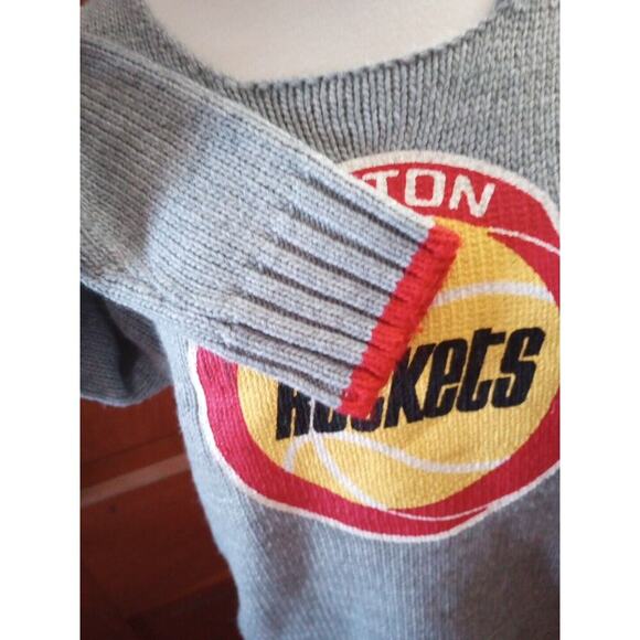 Touch By Alyssa Milano Houston Rockets Sweater NWT Sz M Gray Cross Back - Picture 4 of 7